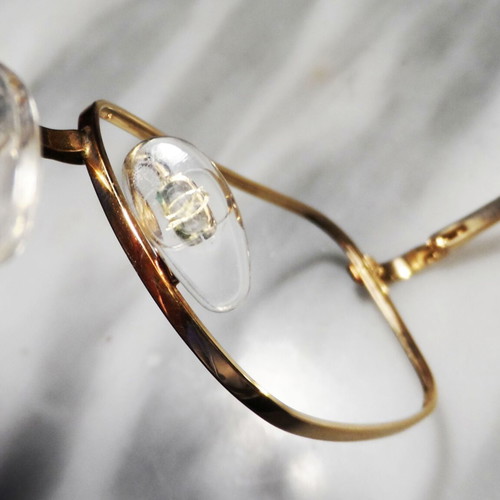 S.T. Dupont eyeglass frame 23KT GP gold plated used