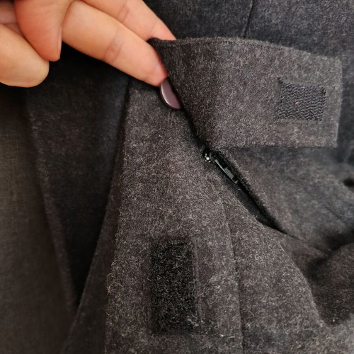 InWear pants used, dark gray, wool blend, size 36