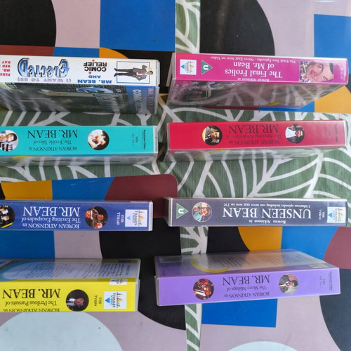 Mr. Bean VHS collection set of 8, like new