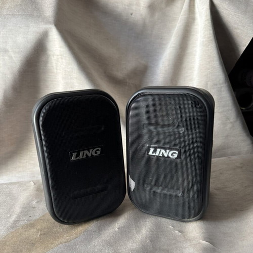 Ling Public Address Speakers like new, compact monitor pair