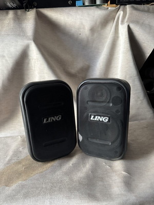 Ling Public Address Speakers like new, compact monitor pair