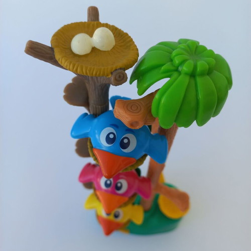 Vintage collectible spinning skill game with birds and magnets like new