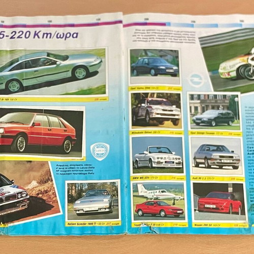 Auto 100-400 Panini sticker album used (1993)