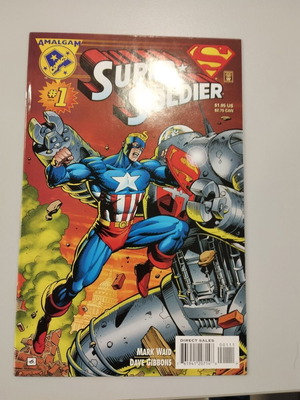 Super Soldier 1996 Marvel/DC Amalgam #1 comic used