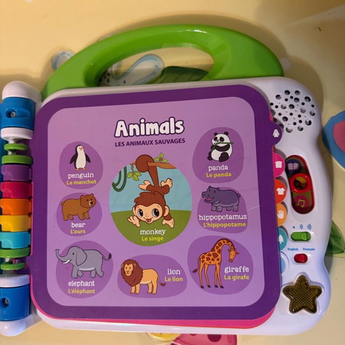 LeapFrog Learning Friends 100 Words Book like new interactive learning toy