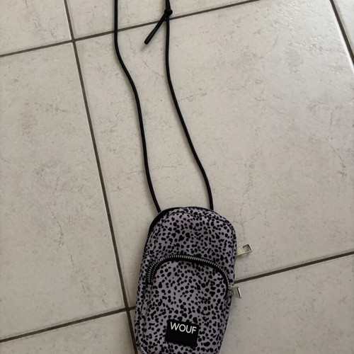 Wouf crossbody bag like new, animal print, eco-friendly