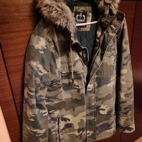 Emerson jacket used, men's large, khaki color