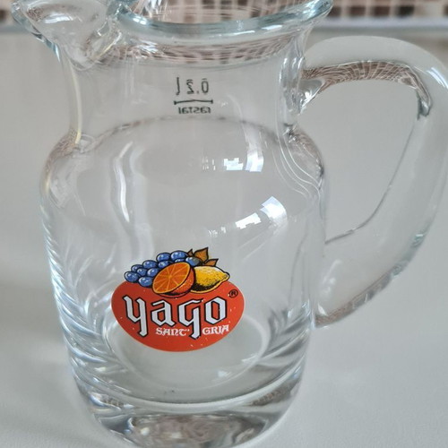 Glass wine jug 200mL Yago used, in excellent condition