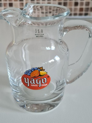 Стъклен винен съд 200mL Yago употребяван, в отлично състояние
