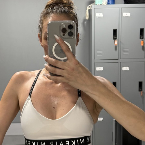 Nike γυμναστηριακό τοπ σαν καινούργιο, μέγεθος S, άσπρο