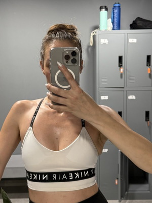 Nike γυμναστηριακό τοπ σαν καινούργιο, μέγεθος S, άσπρο