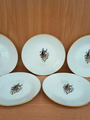 Rosenthal Germany vintage porcelain dessert plates set of 5 like new