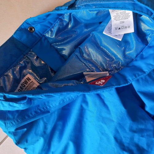 Columbia waterproof ski pants like new, blue, size L, thermal