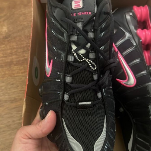 Nike Shox TL Off Noir Metallic Silver sneakers size 45 new
