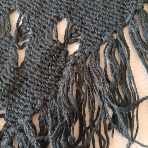 Poncho French Connection like new, black, one size