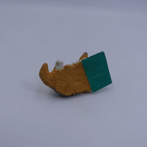 Claudia Rough Collie Dog used vintage toy 5 cm