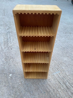 Wooden CD unit holds 60 CDs used