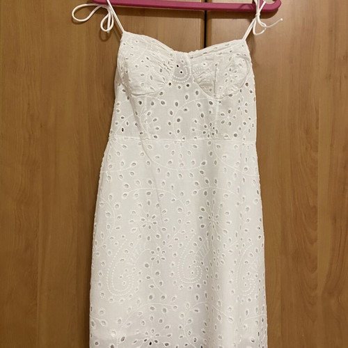 White Kipour Dress one size like new