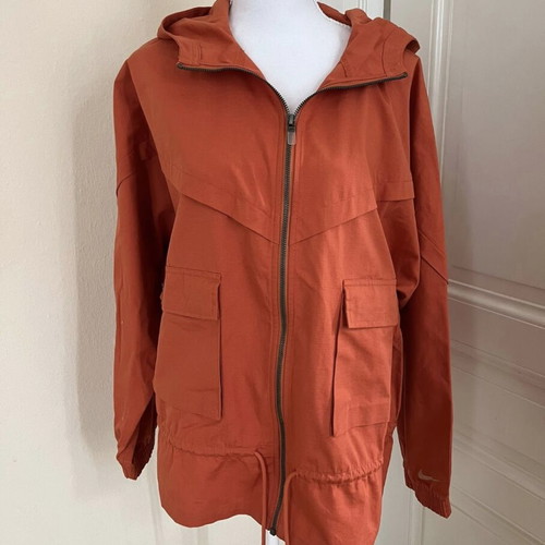 Nike oversized jacket new, orange, size S