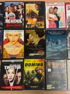 DVD used, pack of 15 genuine