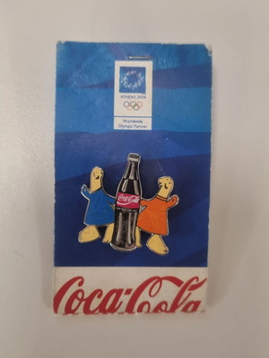 Pins Ολυμπιακών αγώνων 2004 Coca colla σαν καινούργιο