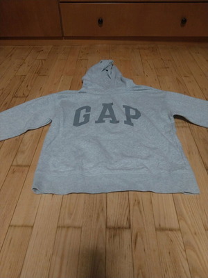 GAP hoodie used, gray, size XXL for 14-16 years old