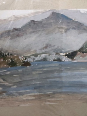 Акварел Цилага Евангелия 33x43см