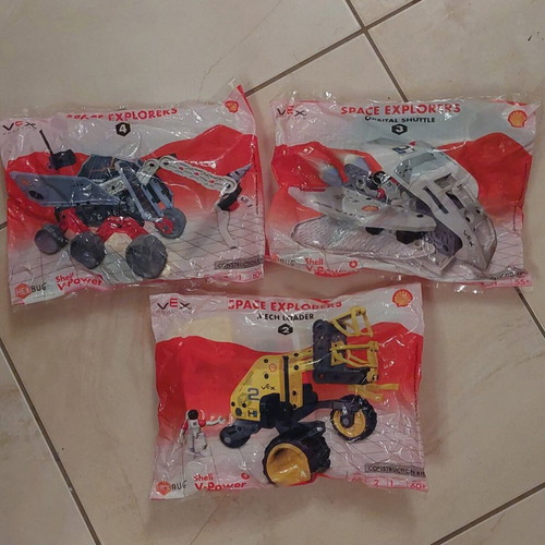 Shell Vex Robotics Space Explorers new pack Mech Loader, Rover, Orbital Shuttle