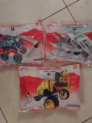 Shell Vex Robotics Space Explorers πακέτο με Mech Loader, Rover, Orbital Shuttle καινούργιο