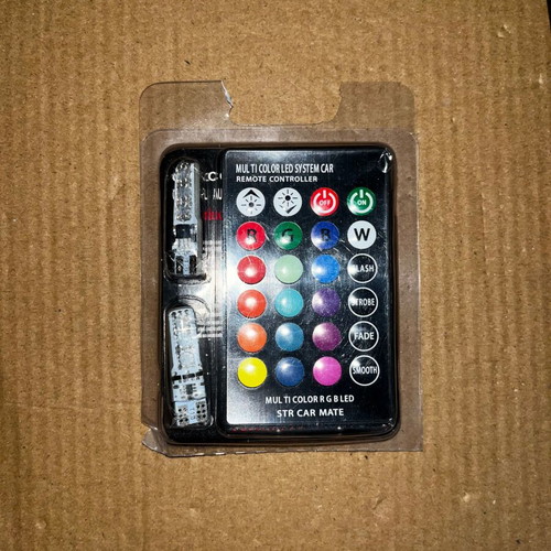 T10 LED Car and Motorcycle Bulbs 2pcs new