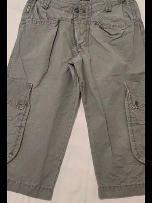 Armani Jeans long cargo bermuda shorts, khaki