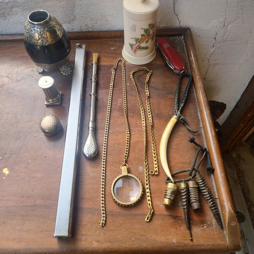Collection of various antiques like new