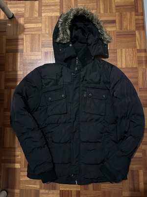 Forex puffer jacket used, black, size XL