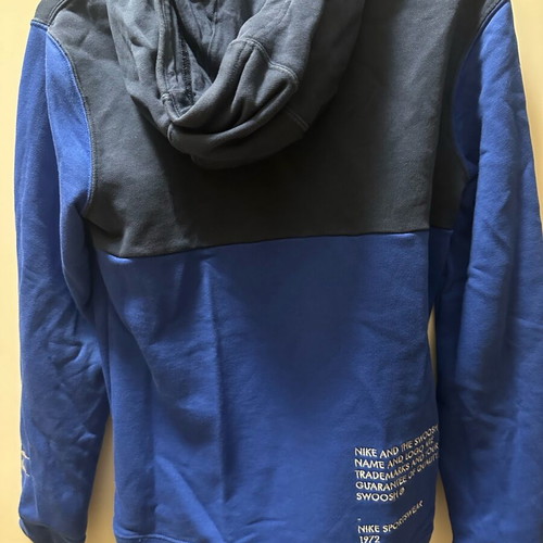 Nike kids hoodie used, medium size, blue
