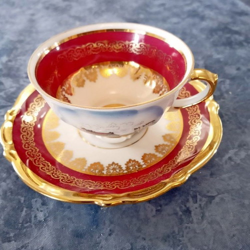 Rudolf Wachter Bavaria Germany collectible cup and saucer 1927-1970