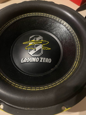 Ground Zero SPL Subwoofer GZRW 10XSPL 30 cm like new