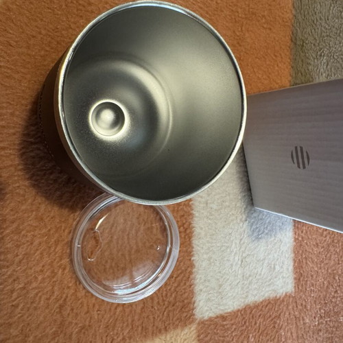 Stainless Steel Thermos Mug with Straw Holder 250ml New