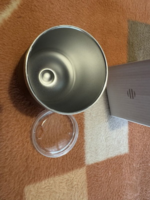 Stainless Steel Thermos Mug with Straw Holder 250ml New