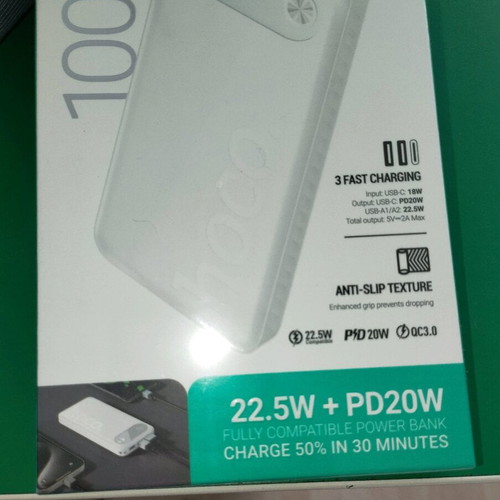 Powerbank 10000mAh fast charge, quick charging, very slim