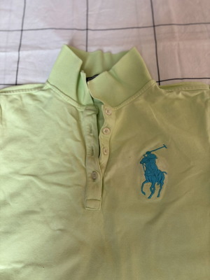 Polo Ralph Lauren lemon green shirt size M like new