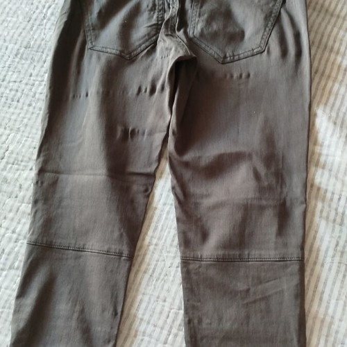 H&M maternity pants brown-grey, elastic