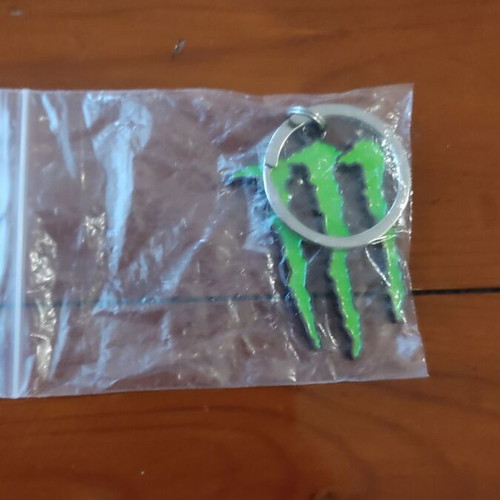 Monster keychain new, green