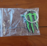 Monster keychain new, green