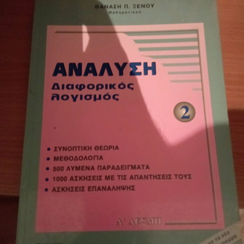 Analysis Differential Calculus hardcover like new