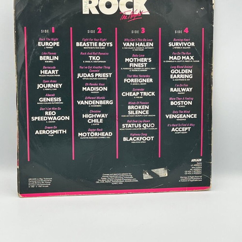 Various Rock The Night vinyl record