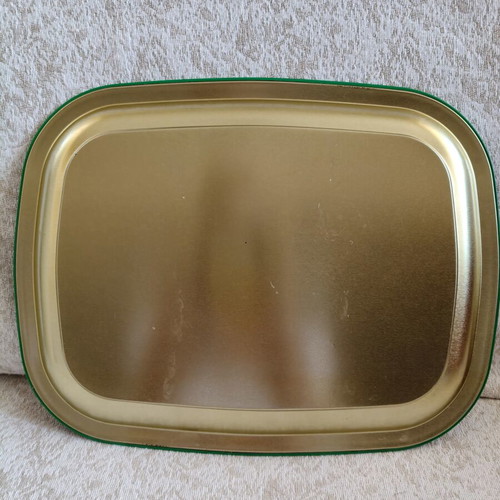 Vintage metal tray Καφενείον Παπαγάλος like new