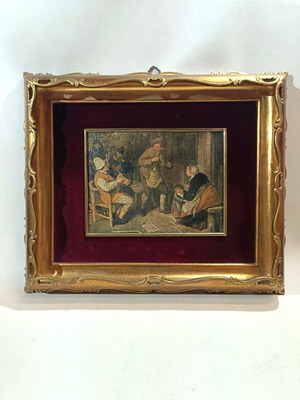 Πίνακας Cornelius Dusart με κορνίζα, σαν καινούργιο
