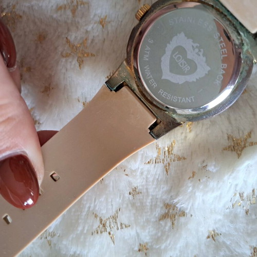 Loisir watch used, beige with thick strap