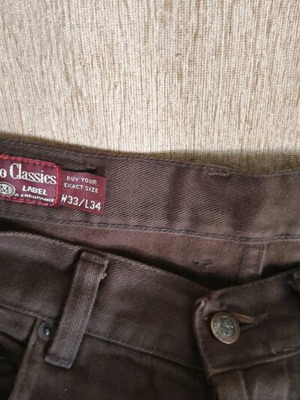 Malboro Classics pants large brown slightly corduroy like new