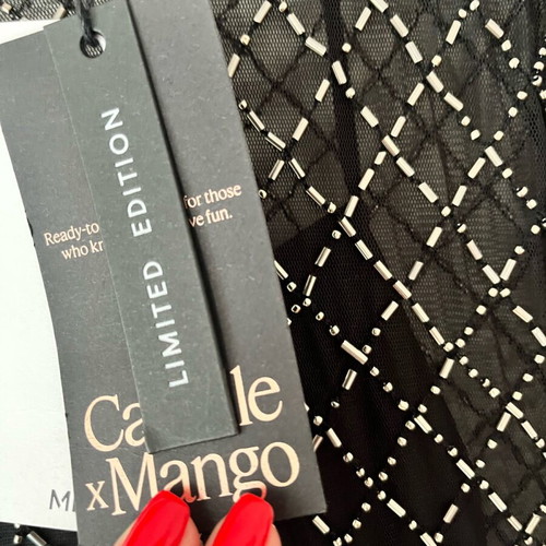 Mango dress with strass new, size S